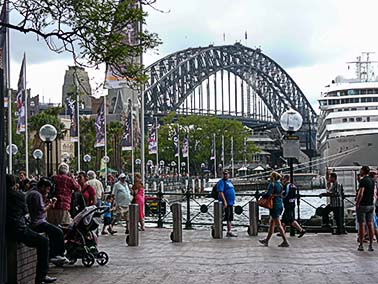 the Harbour Bridge